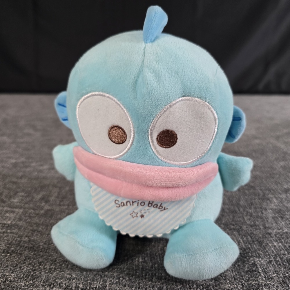 Sanrio Baby Hangyodon Blue Fish Stuffed Animal Toy Plush